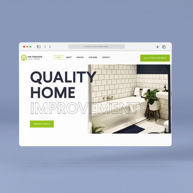We Improve Your Home - Corporate Web Design project in Chester